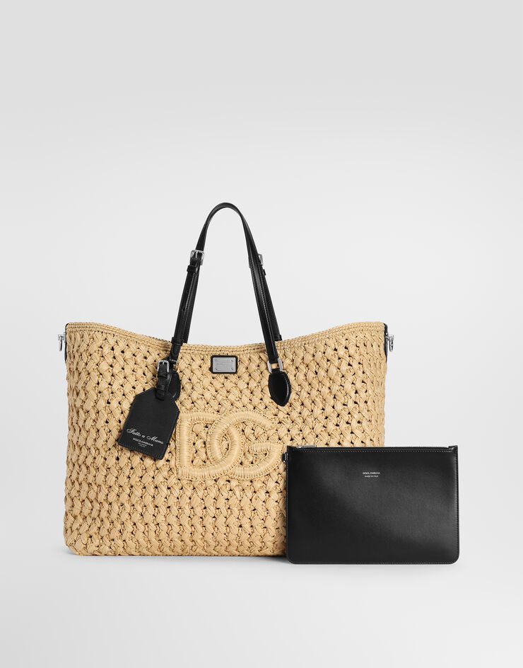 Dolce & Gabbana Atene raffia shopping bag Dolce & Gabbana Atene raffia shopping bag Multicolor BM2655A0756