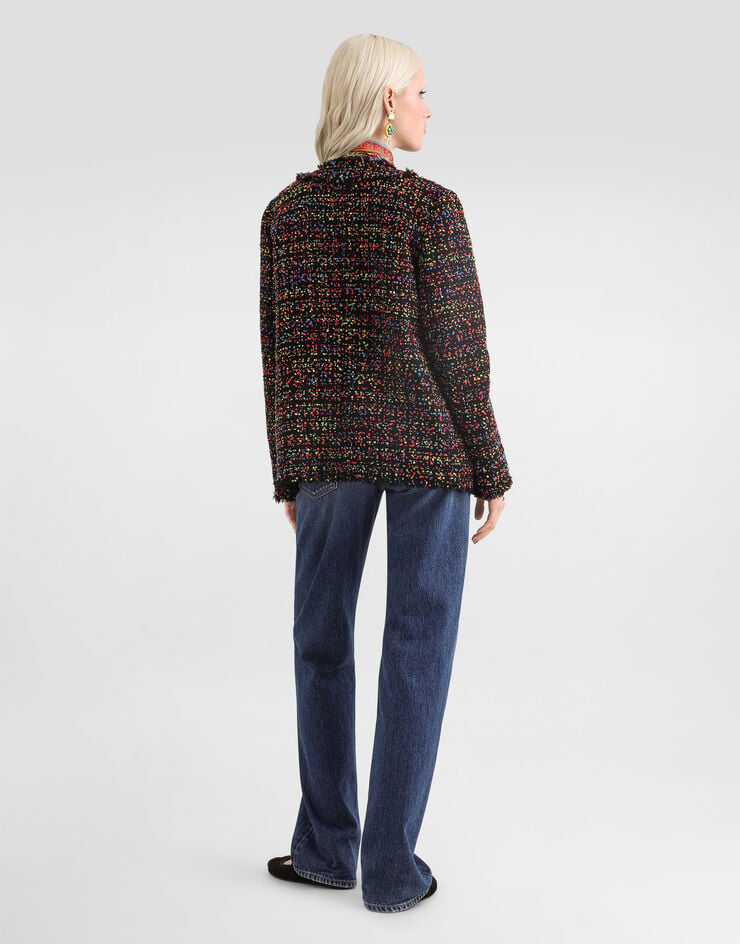 Dolce & Gabbana جاكيت من تويد Multicolor F2JBQTFMZA5
