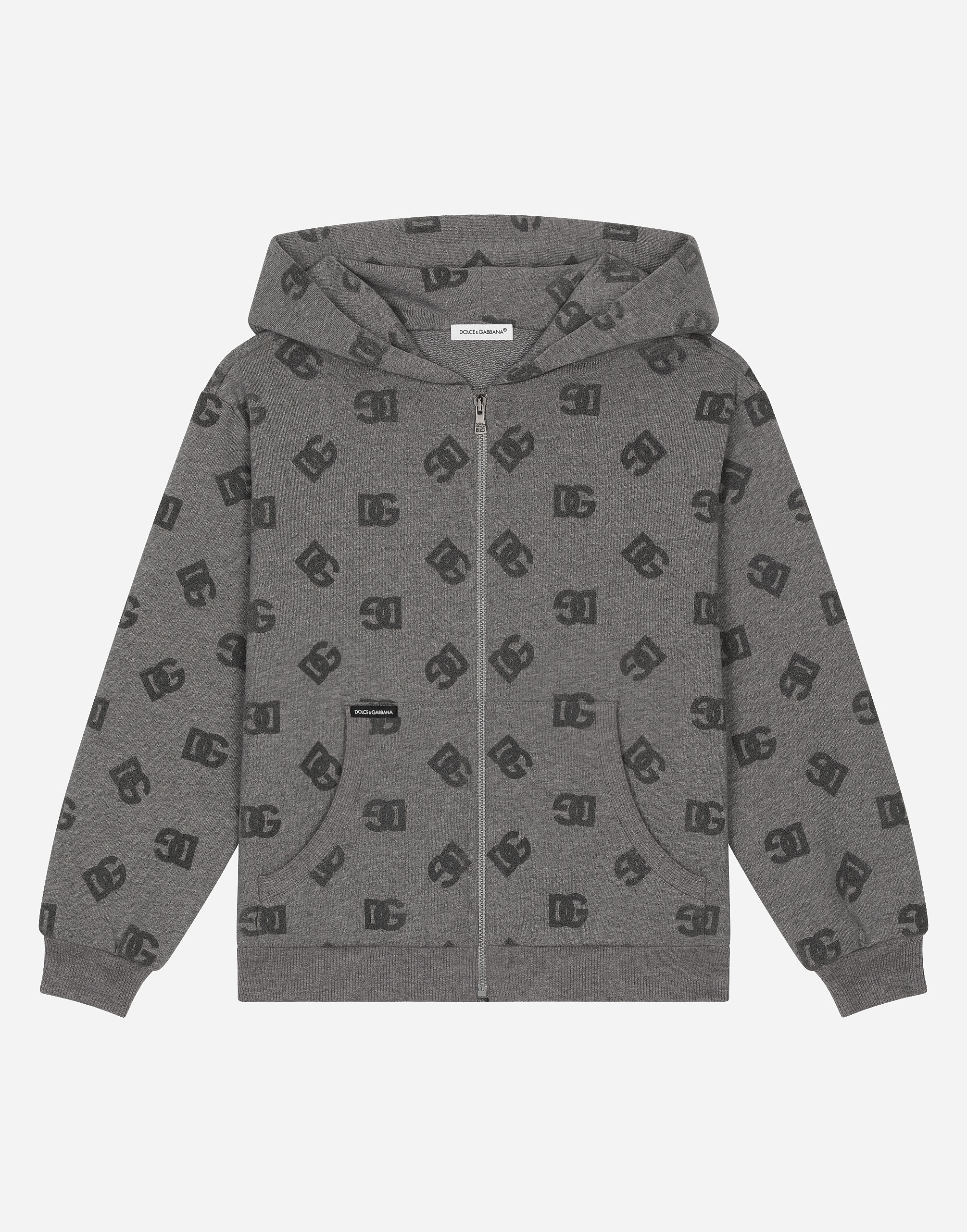Dolce and gabbana grey hoodie online