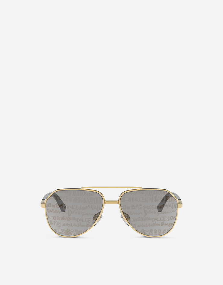 Dolce & Gabbana Graffiti sunglasses Gold VG2125VM2K1