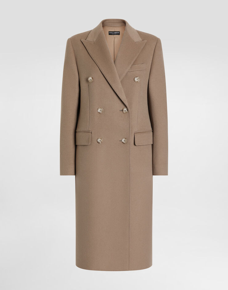 Dolce & Gabbana Double-breasted cashmere coat Dolce & Gabbana Double-breasted cashmere coat Beige F0W3BTFU2D1