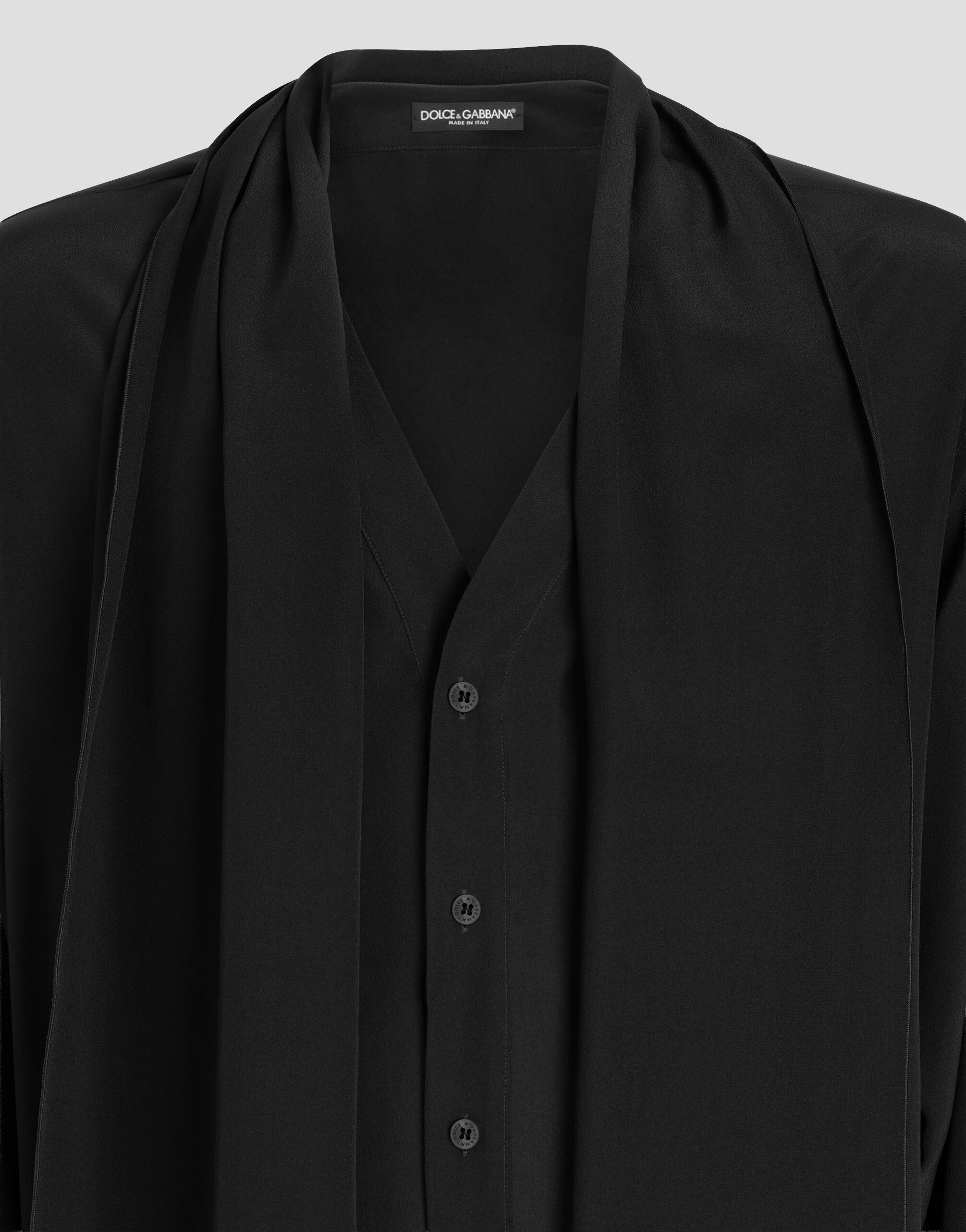 Crêpe de chine shirt - thumbnail 3