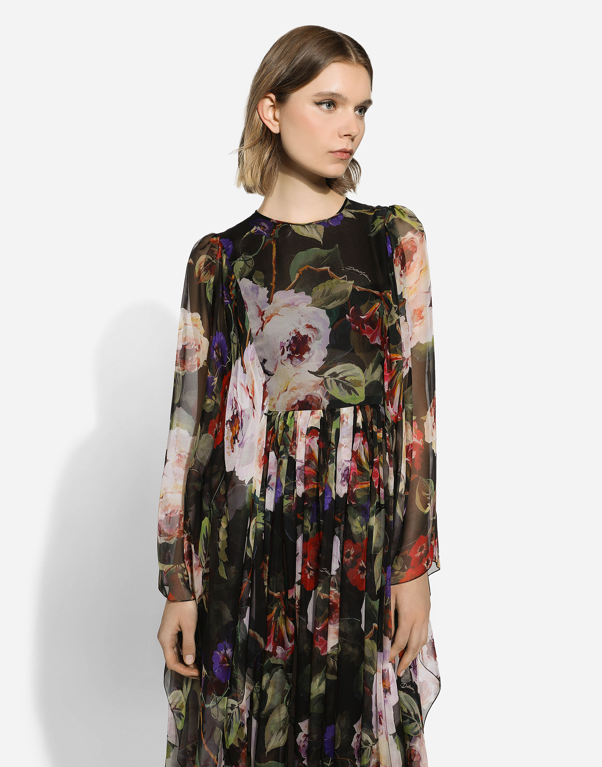 Dolce gabbana cheap chiffon dress