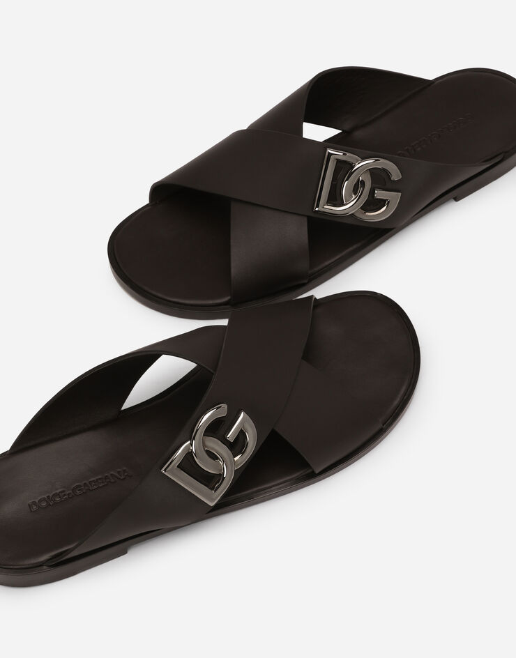 Dolce & Gabbana Calfskin sandals Brown A80440AO602