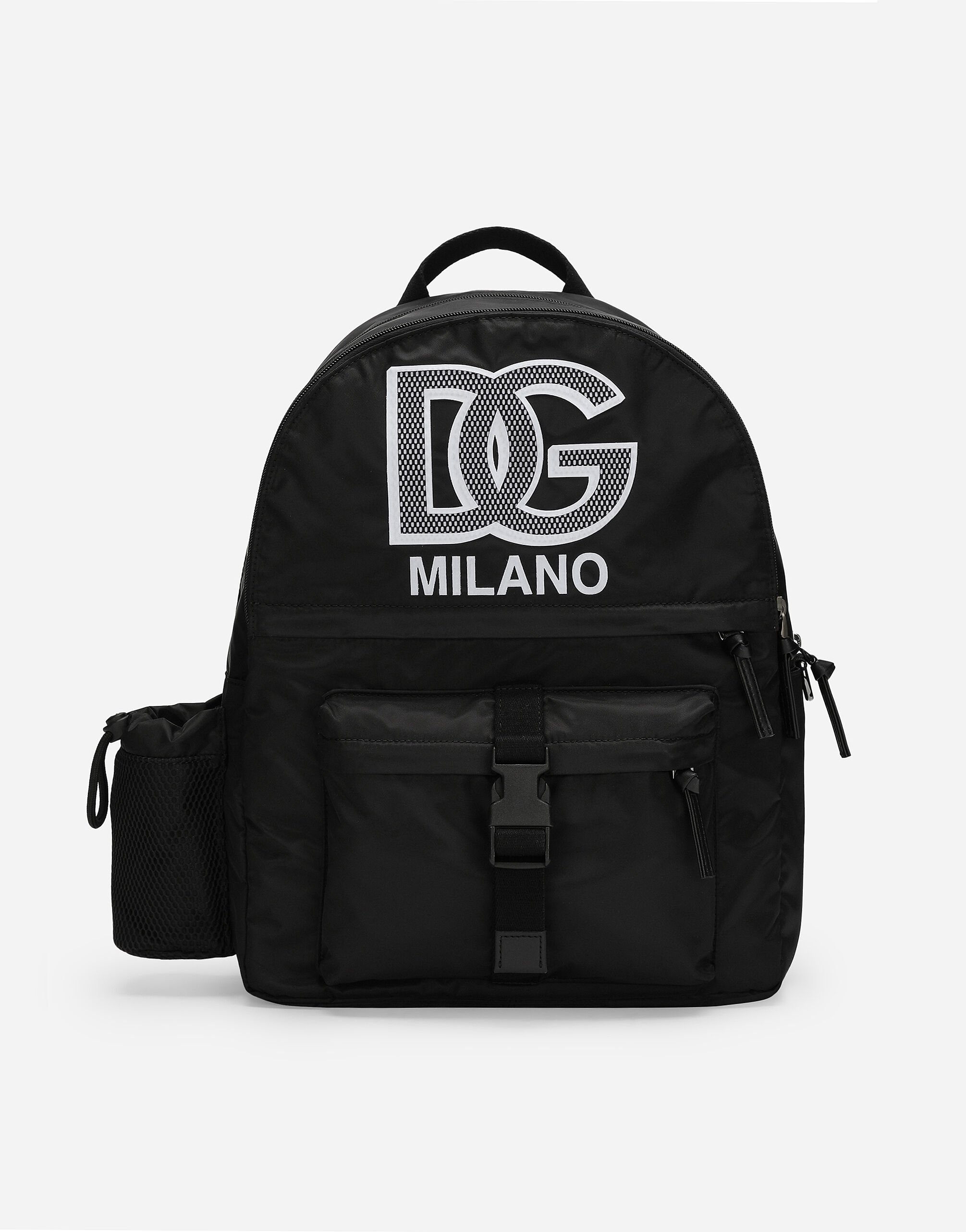 Nylon backpack in Black for Boys Dolce Gabbana