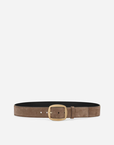Dolce & Gabbana Suede belt Brown BC4883AT441