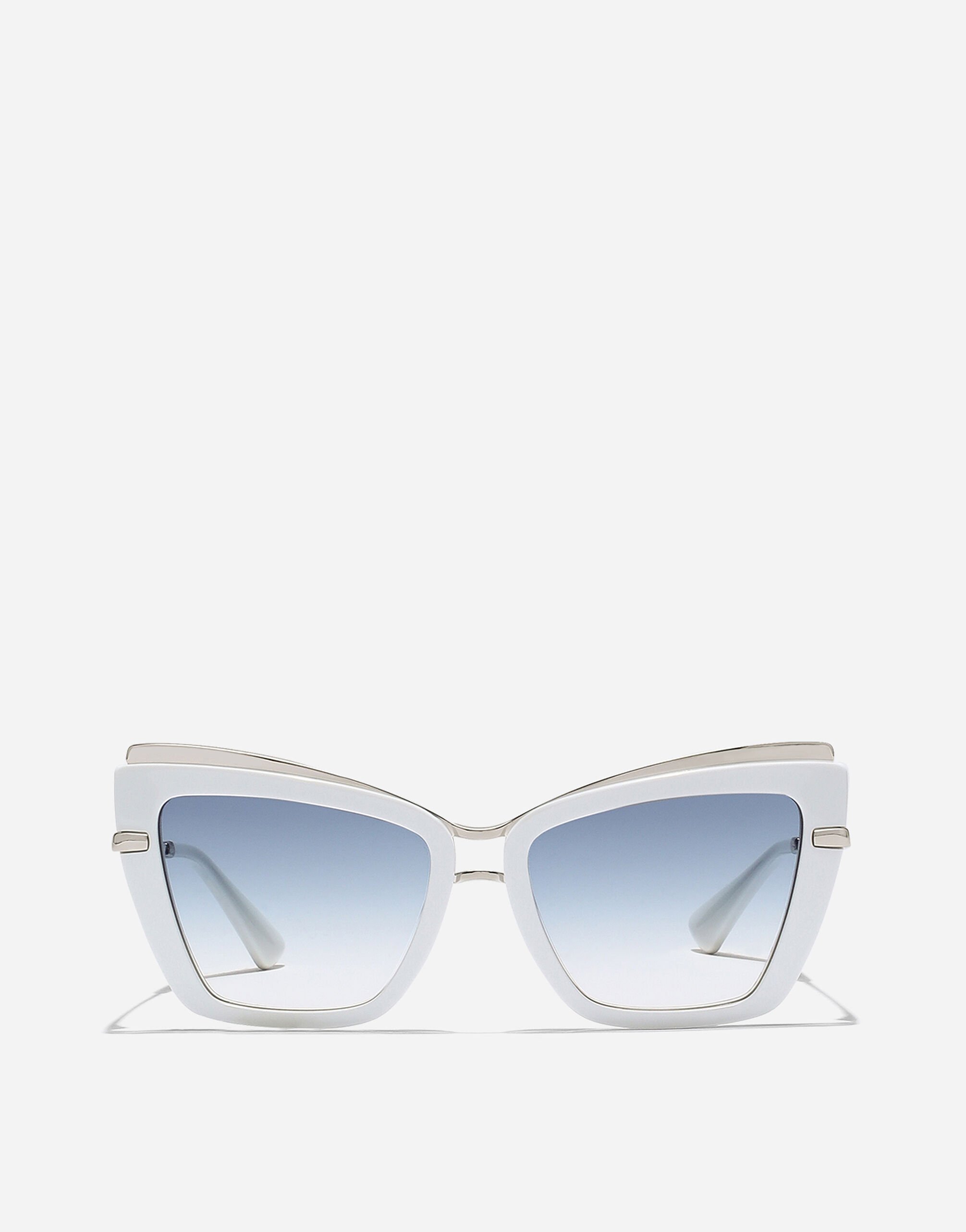 Dolce & Gabbana Metal print sunglasses White VG446BVP287