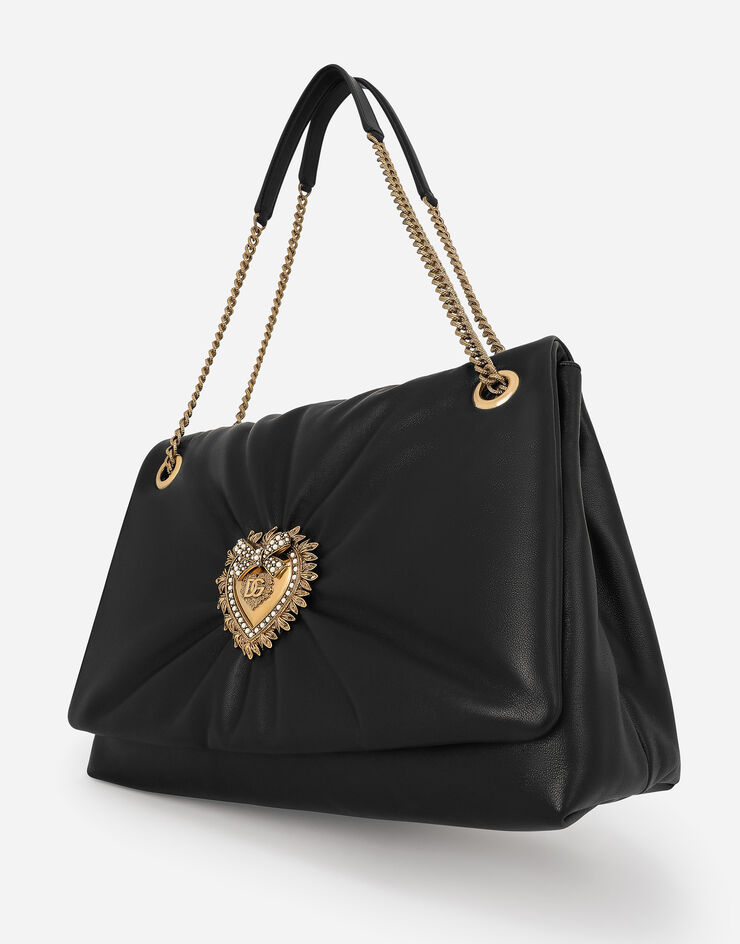 Dolce&Gabbana Borsa a spalla Devotion soft grande Nero BB7540AF984