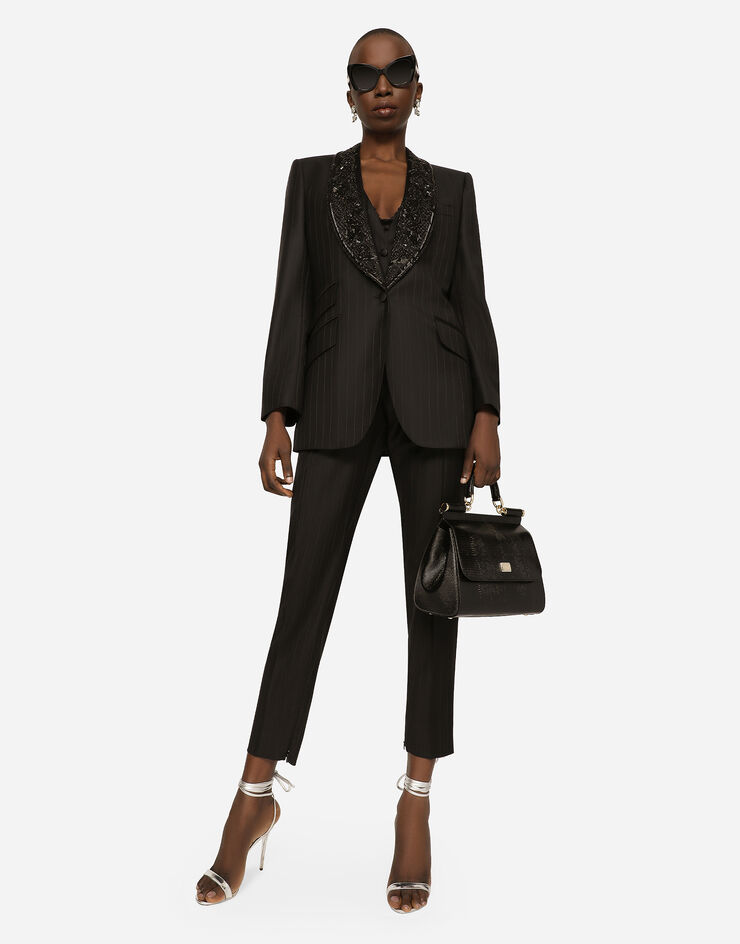 Dolce & Gabbana Pinstripe pants Multicolor FTCHSTFR2X8