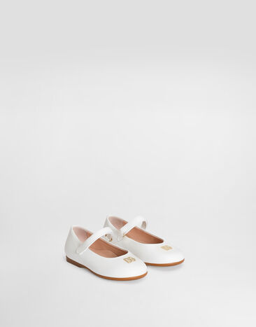 Dolce & Gabbana Nappa leather ballet flats White D20114AB793