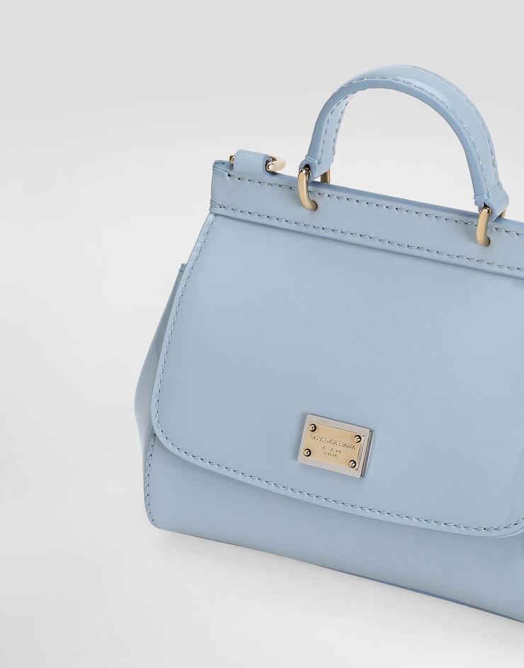 Dolce & Gabbana Patent leather sicily handbag Azure EB0003A1067