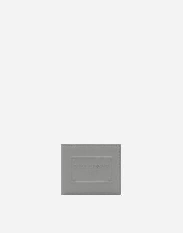 Dolce & Gabbana محفظة ثنائية الطي من جلد عجل أسود BP3309A8034