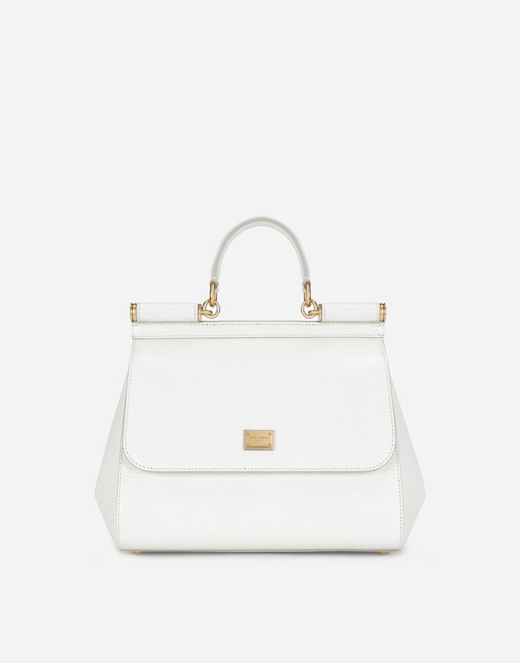 Dolce & Gabbana Bolso de mano Sicily grande Blanco BB6002A1095