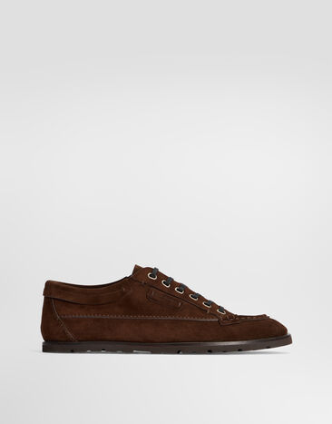 Dolce & Gabbana Split calfskin derby shoes Brown A10957AT441