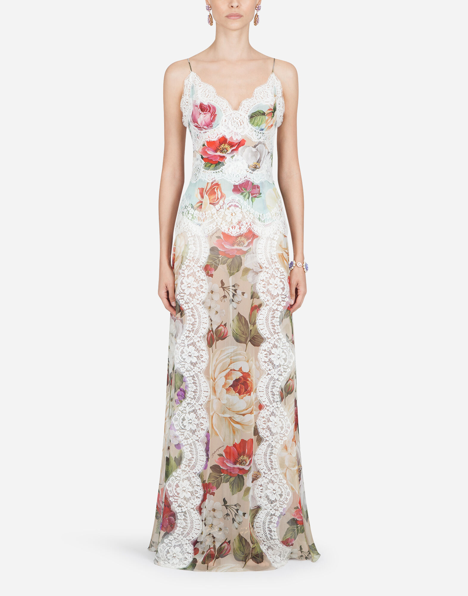 Floral dolce gabbana dress cheap