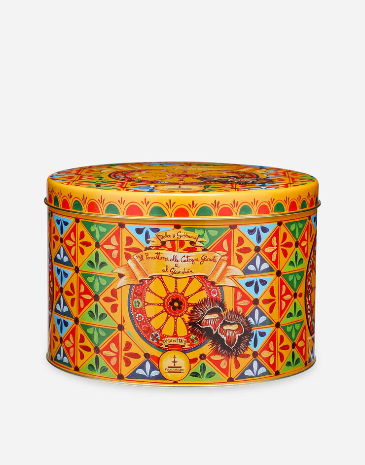 Dolce & Gabbana Panettone with Glazed Chestnuts and Gianduja Yellow PN1000YEL10