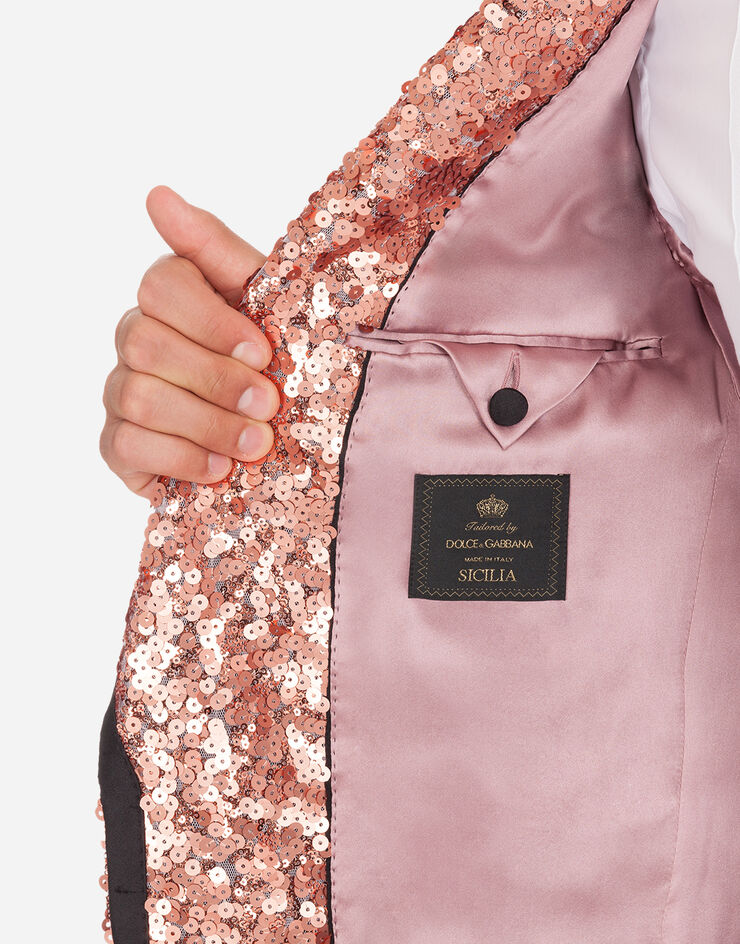 Dolce & Gabbana Sequined Sicily jacket ROSA G2OI2THLM14