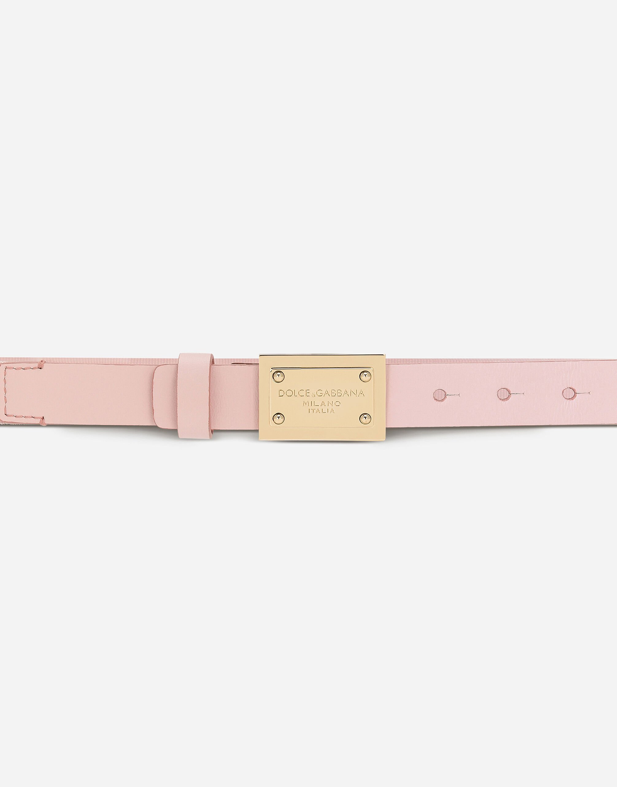 ベルト DOLCE & GABBANA Woman Belt Pink BE1635AW576 80414 DG logo belt in Pink for Women | Dolce&Gabbana® US