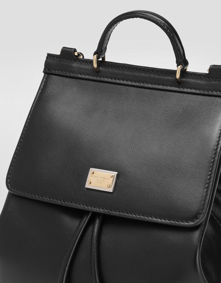 Dolce & Gabbana Nappa calfskin backpack Black EB0264A1065
