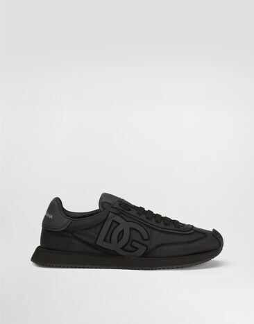 Dolce & Gabbana DG Cushion fabric sneakers Black CS2288AF992