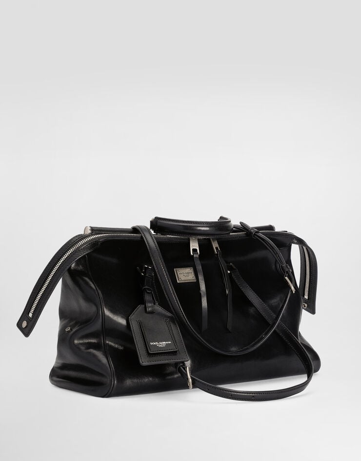 Dolce & Gabbana حقيبة فيتوريا جلدية Black BB7845AW118