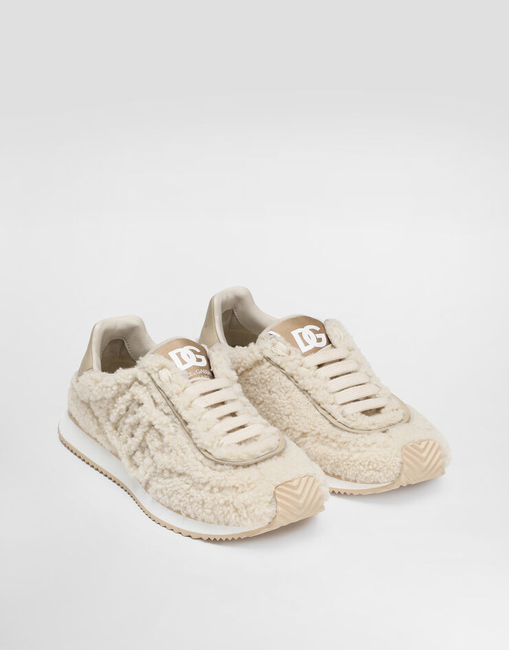 Dolce & Gabbana DG Cushion sheepskin sneakers Multicolor CK2288AI988