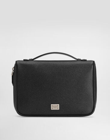 Dolce & Gabbana Sicily alpine calfskin necessaire Black BP3412BG662