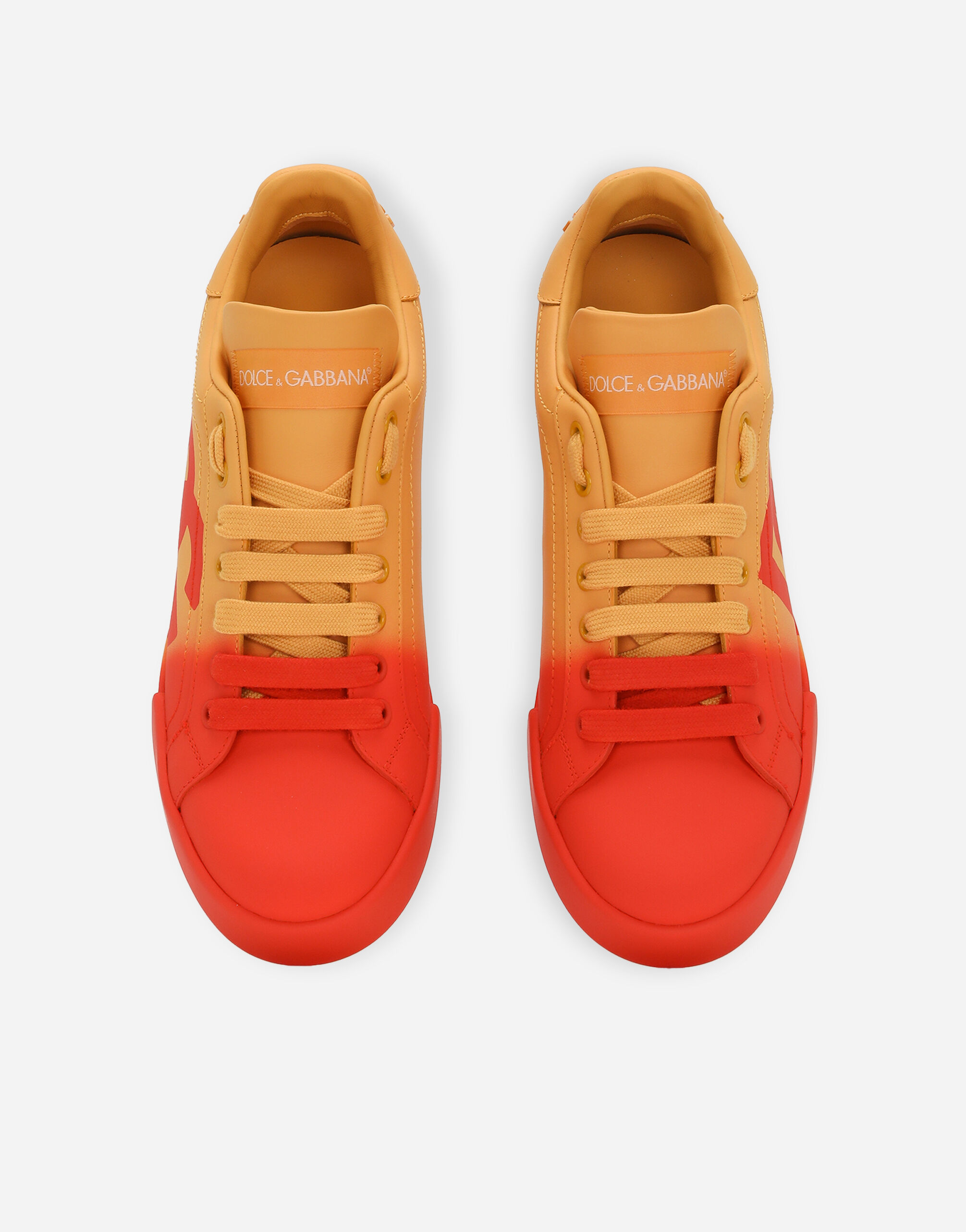 Dolce gabbana yellow outlet sneakers