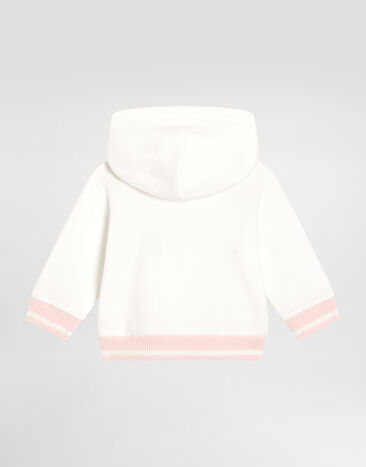 Dolce & Gabbana Hooded sweatshirt with leopard print Multicolor L2JWCGII7IR