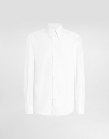 Dolce & Gabbana Gold poplin shirt White G5NP5TGJ721