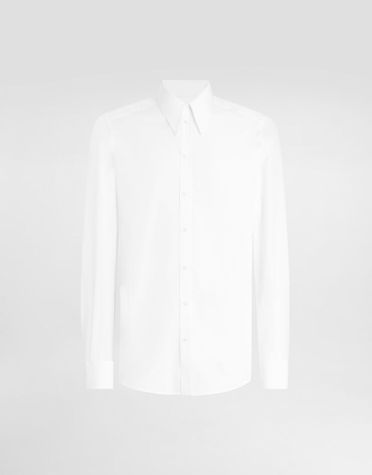 Dolce & Gabbana Gold poplin shirt White G5NP5TGJ721