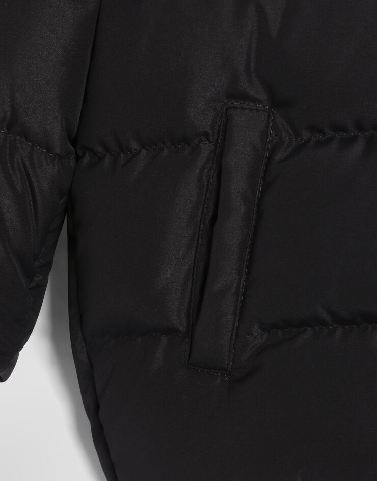 Dolce & Gabbana Nylon down jacket Blue L1JB8NFUS3W