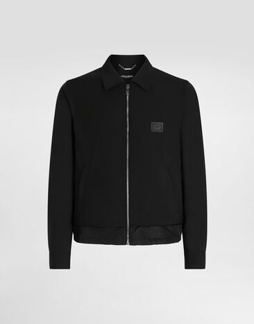 Dolce & Gabbana Wool canvas jacket Black G9BQZTFURK8