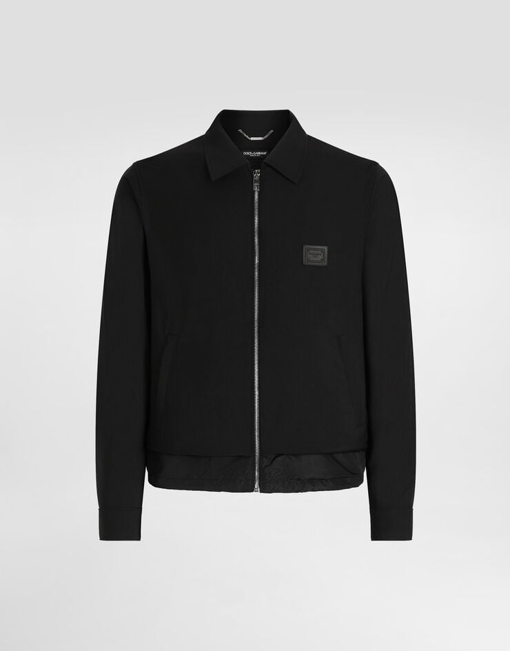 Dolce & Gabbana Wool canvas jacket Black G9BQZTFURK8