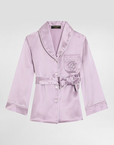 Dolce & Gabbana Vanity shirt with DG logo embroidery Print L56S24HS5SU