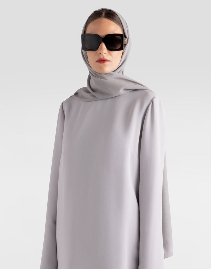 Dolce & Gabbana Top in crêpe marocain Beige I7S53WFU1MD