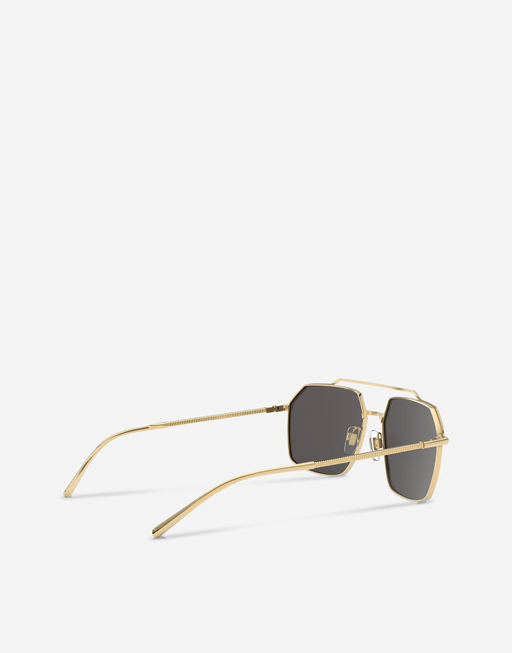 Dolce & Gabbana Gros grain sunglasses GOLD AND BLACK VG2250VM887