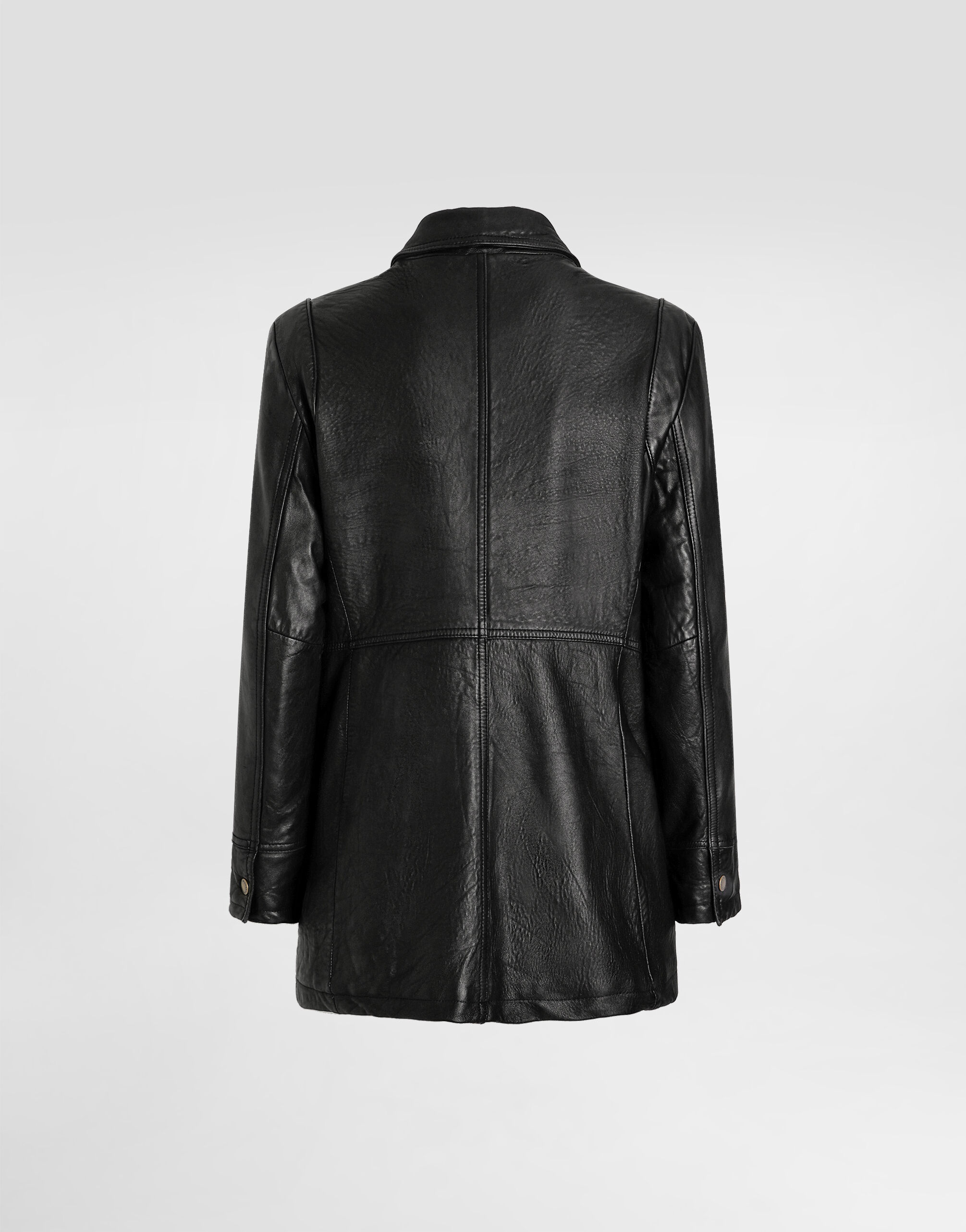 Vintage lambskin jacket in Black for Women | Dolce&Gabbana® US