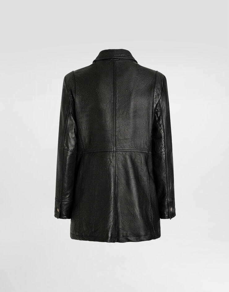 Dolce & Gabbana Vintage lambskin jacket Black F0W3PLGDDEA