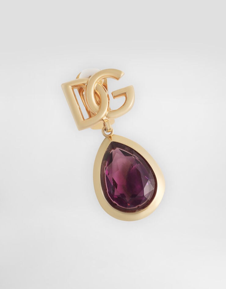 Dolce & Gabbana Logo clip earrings Gold WER6M4W1111