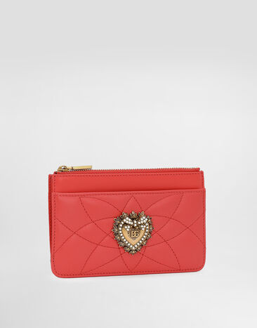 Dolce & Gabbana Medium Devotion card holder Orange BI1261AV967