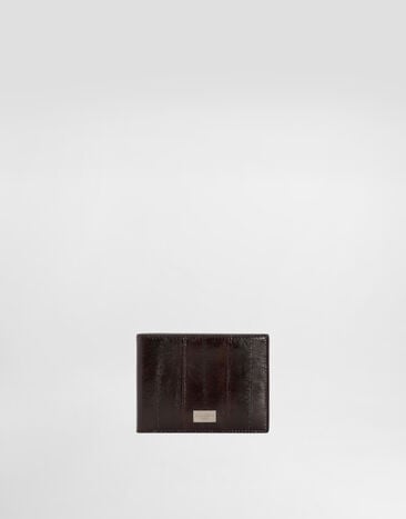 Dolce & Gabbana Eel leather wallet Brown BP1321A8A53