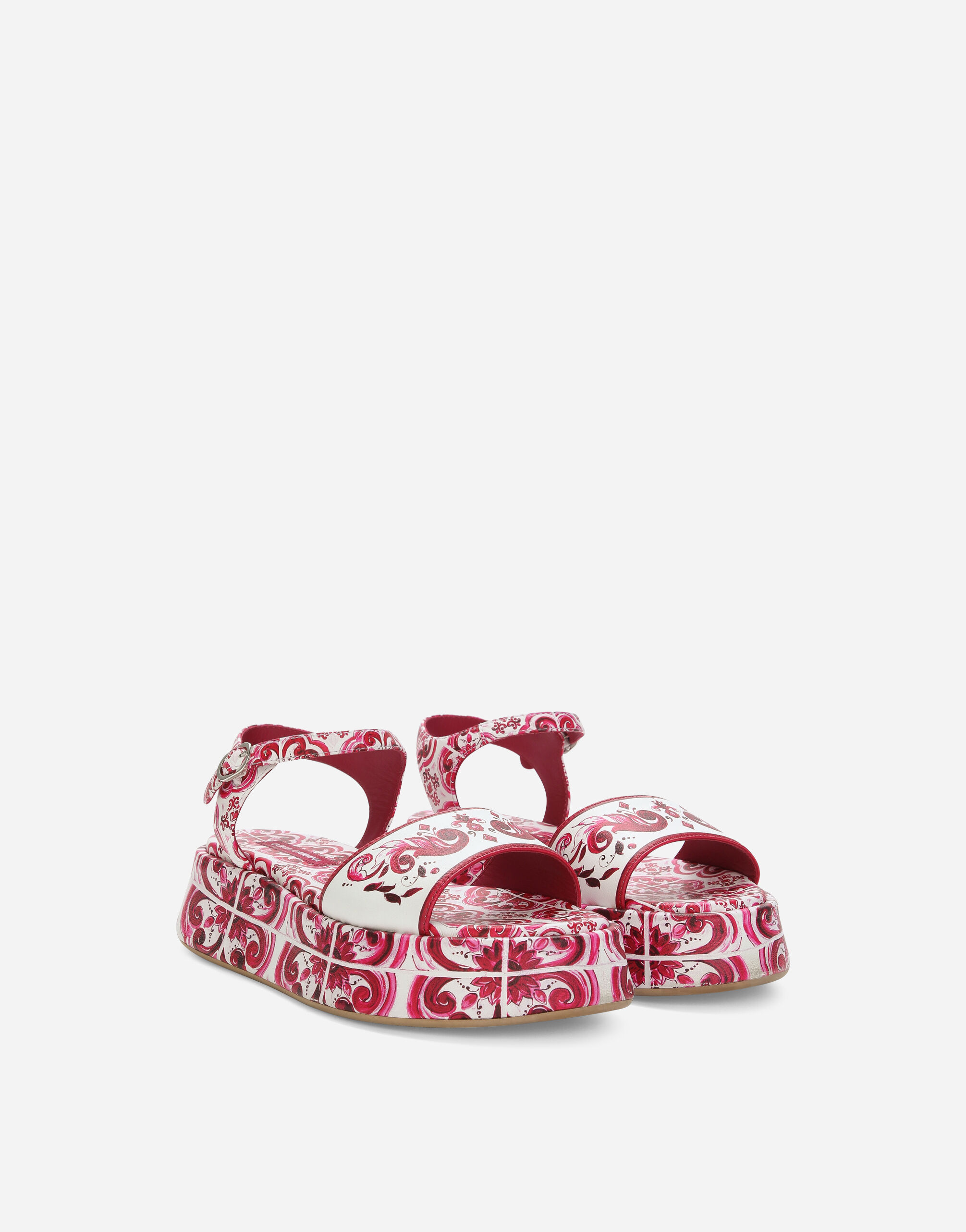 Multicolor best sale platform sandals