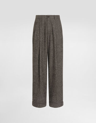 Dolce & Gabbana Alpaca blend glen plaid trousers Multicolor GP16OTFQMKD