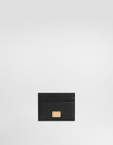 Dolce & Gabbana Calfskin card holder Black BI0330A0841