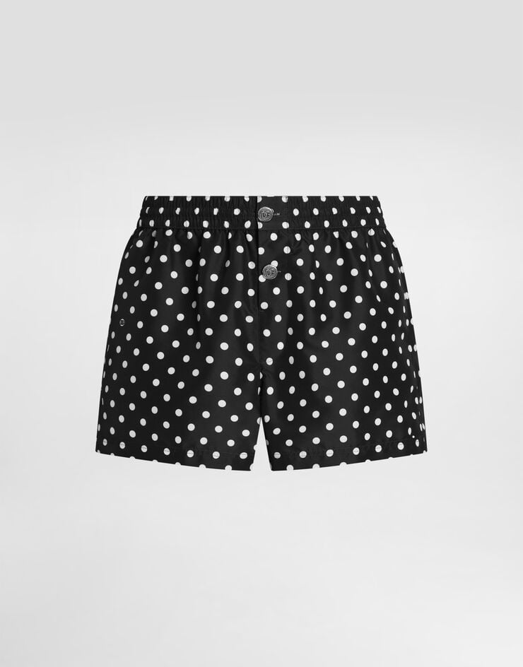 Dolce & Gabbana Polka dot-print swim boxer shorts Multicolor M4F60TFSSLL