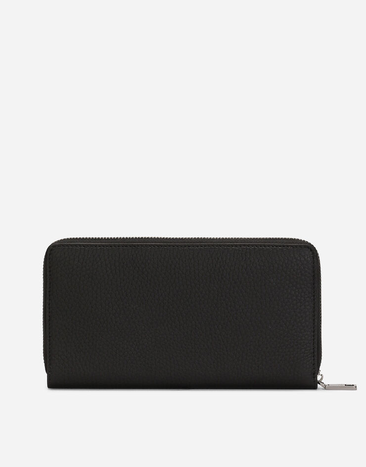 Dolce & Gabbana Cartera DG Logo con cremallera perimetral Negro BP1672AT489