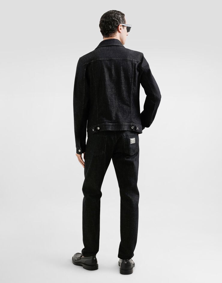 Dolce & Gabbana تيشيرت داخلي قطني مغسول بتضليعات خفيفة أبيض G8PA8TFU7AV