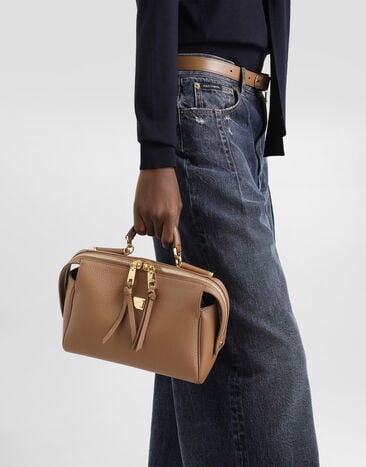 Dolce & Gabbana Vittoria handbag in calfskin Dolce & Gabbana Vittoria handbag in calfskin Brown BB7939A0841
