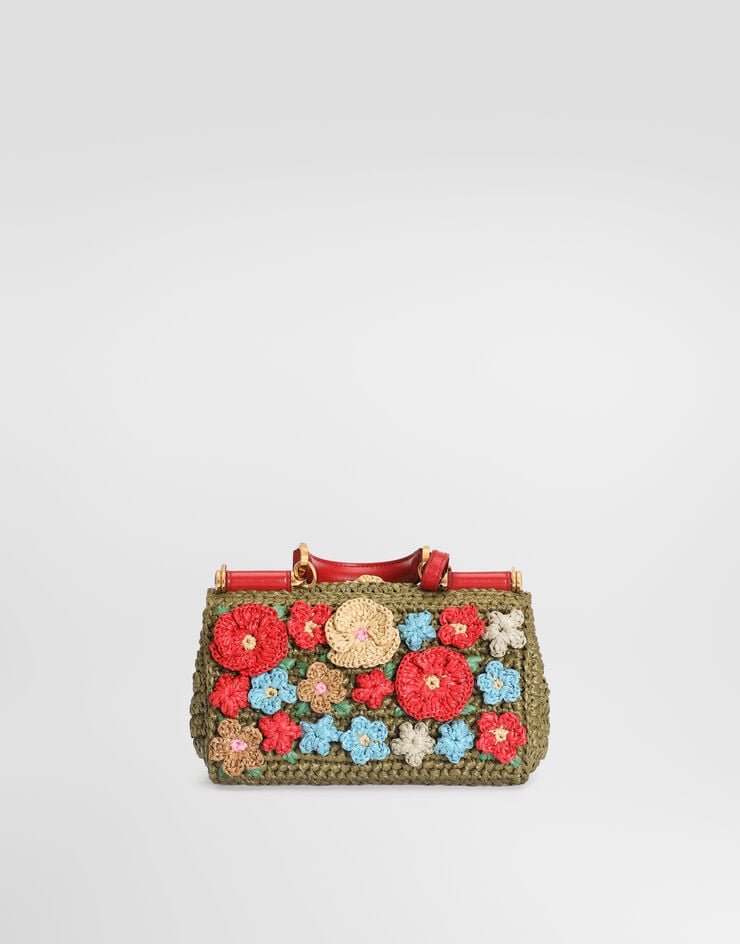 Dolce & Gabbana My sicily raffia crochet handbag Multicolor BB7864BZ350